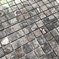 Cucina e bagno in piastrelle di pietra a mosaico in marmo NIZZA GRIS