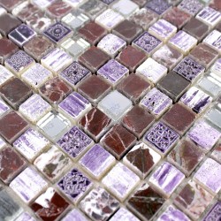 Mosaico in pietra per pavimento e parete bagno e doccia ADEL
