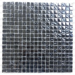 Tessere di mosaico in vetro nero per bagno e cucina KEREM