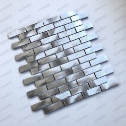 Piastrelle e mosaici in alluminio per pareti di cucina e bagno ATOM